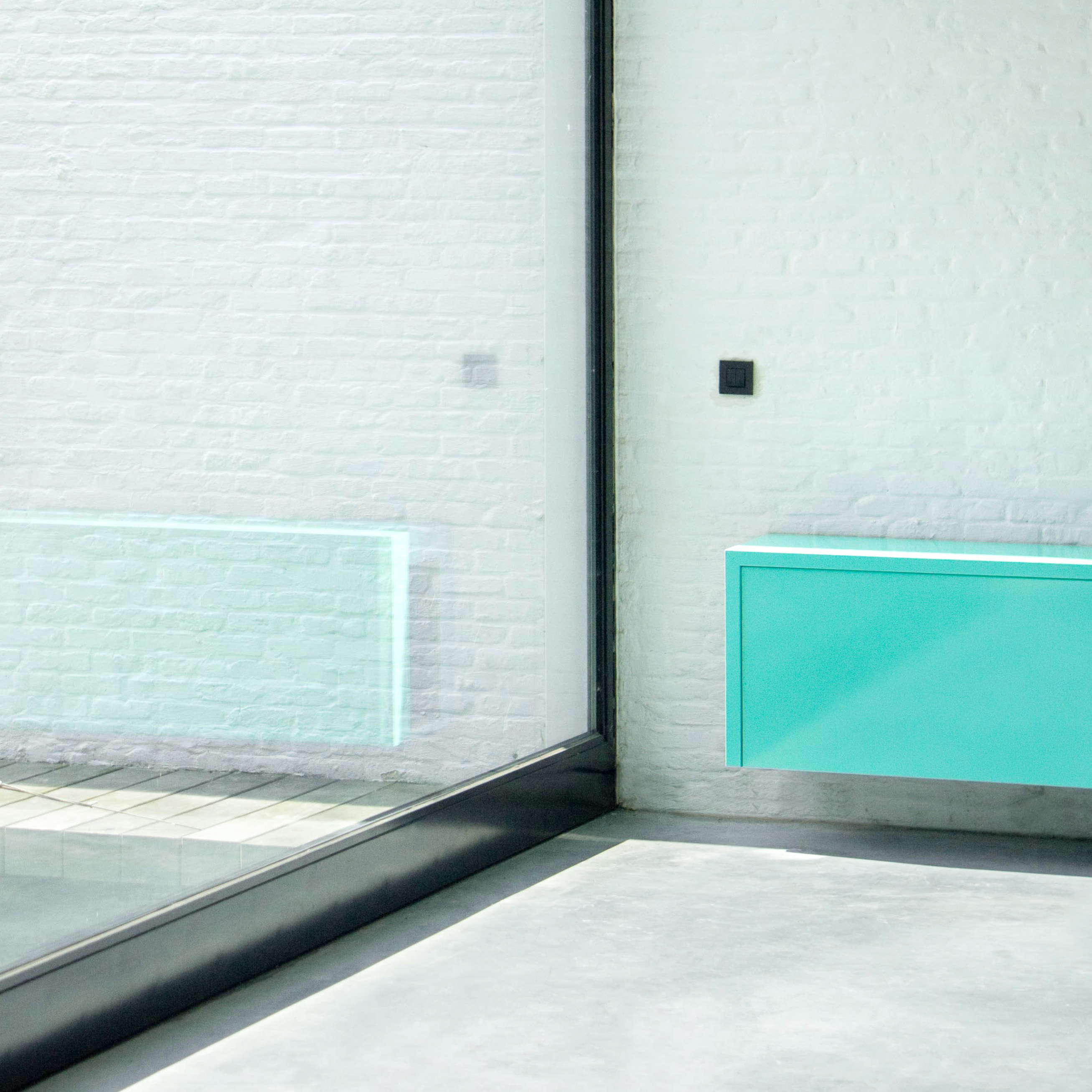 interior glas reflectie architectuur | www.anouk-dierick.be