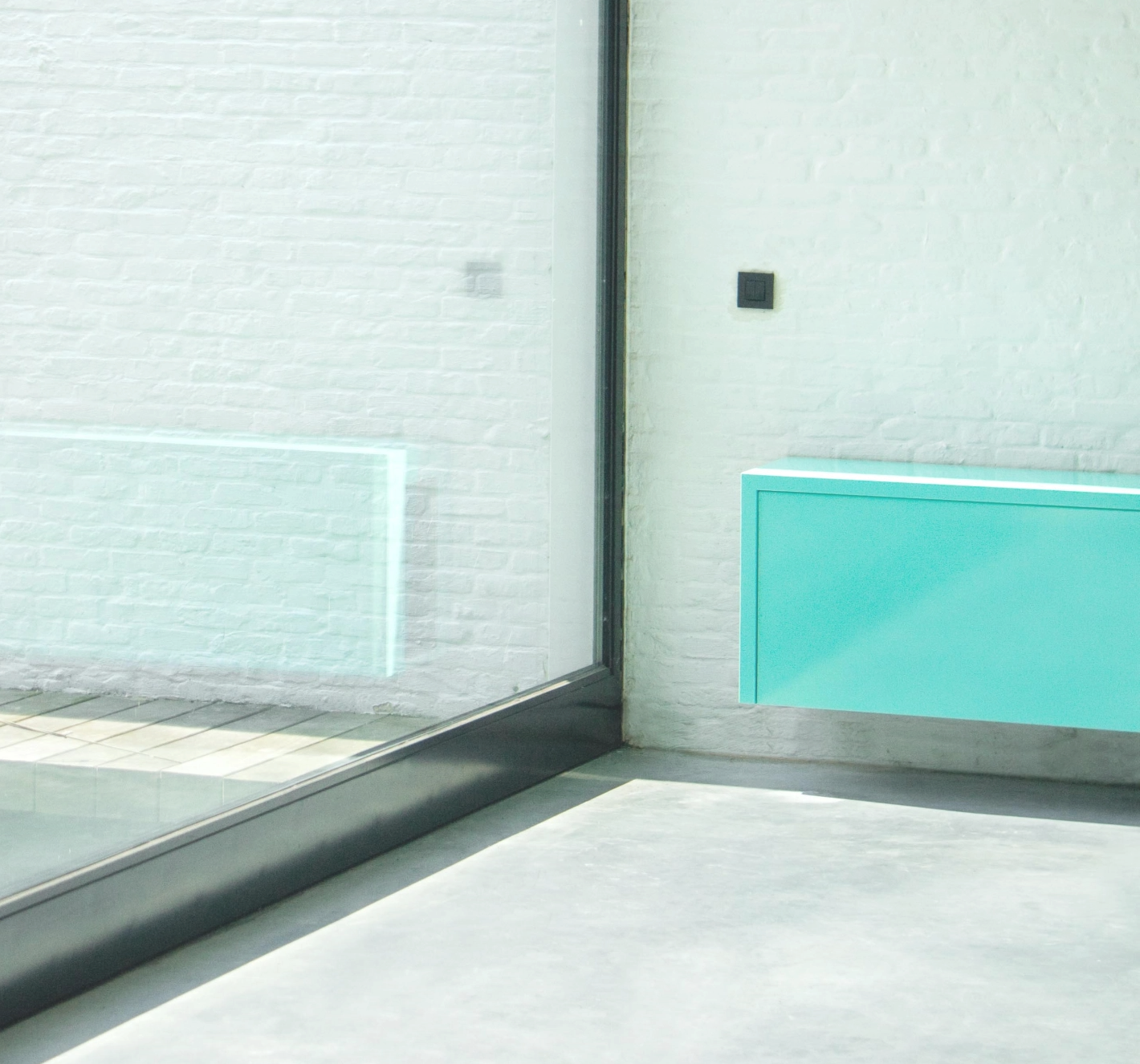interior glas reflectie architectuur | www.anouk-dierick.be